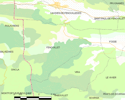 Situation de Fenouillet.